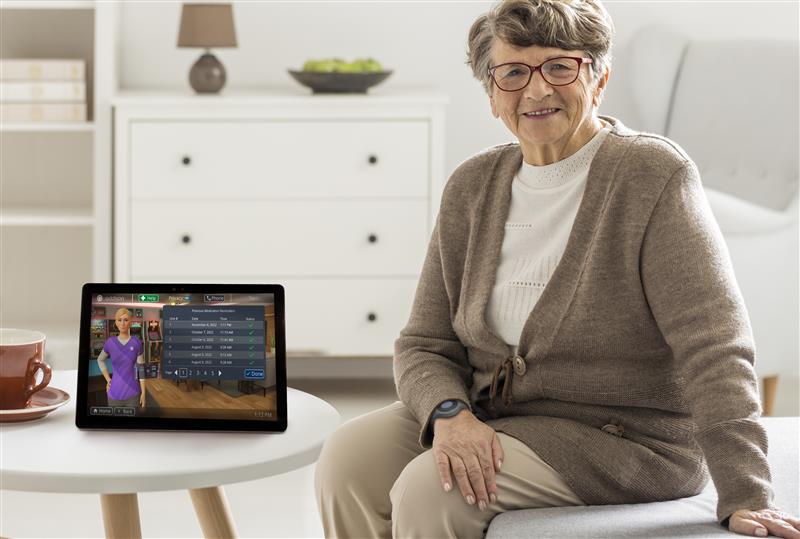 Senior user of Addison Care