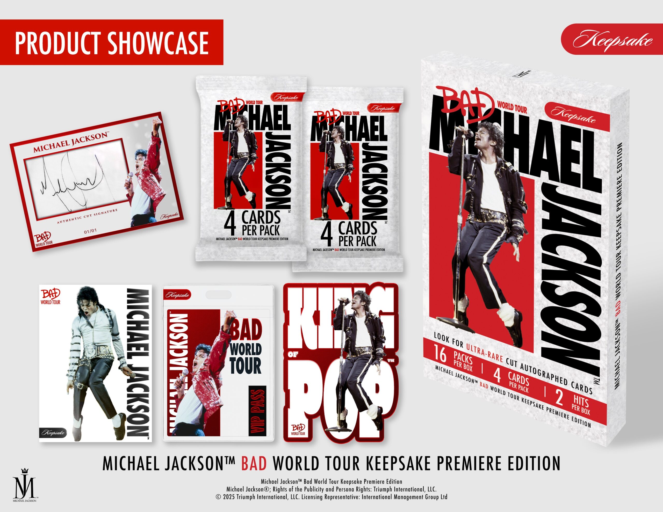 Keepsake Trading Cards Announces the Launch of Collectible Trading Cards Honoring the King of Pop, Michael Jackson