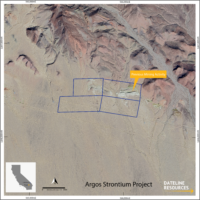 Dateline Resources Acquires 100% of Argos, America’s Largest known Strontium Mine, Supporting U.S. Efforts to Secure Domestic Mineral Supply